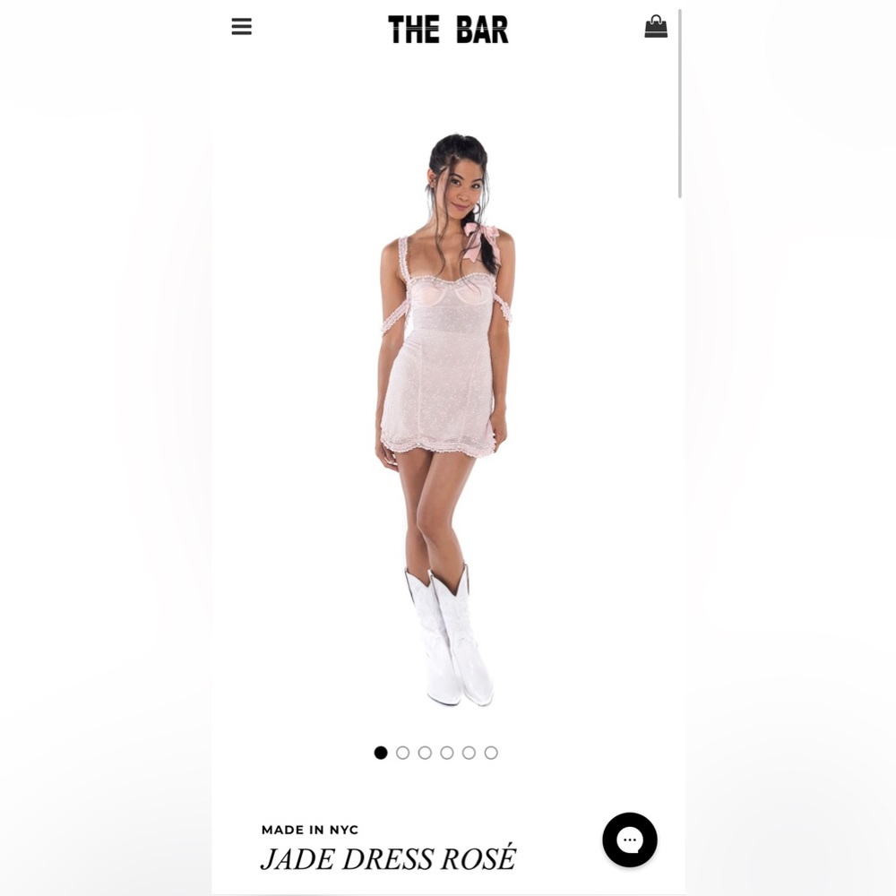 JADE DRESS ROSÉ by Bridget, The Bar